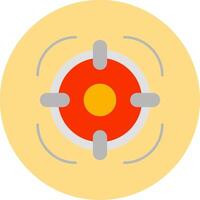 Target Flat Circle Icon vector
