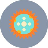 Eclipse Flat Circle Icon vector