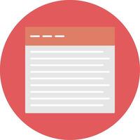 Web Flat Circle Icon vector