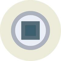 Flat Circle Icon vector