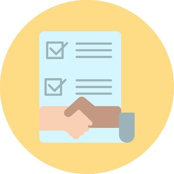Flat Circle Icon vector