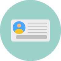 Flat Circle Icon vector