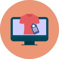 Flat Circle Icon vector