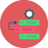 Flat Circle Icon vector