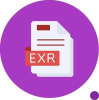 Exr Long Circle Icon vector