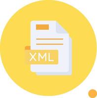 Xml Long Circle Icon vector