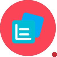 Grid rules Long Circle Icon vector