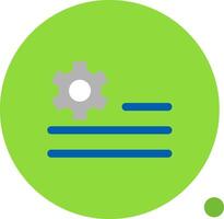 Deploy rules Long Circle Icon vector