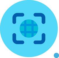 Show grid Long Circle Icon vector