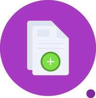 Add Long Circle Icon vector