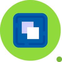 Drag and drop Long Circle Icon vector