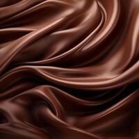 Chocolate background. Closeup of chocolate texture. 3d rendering. ai generated pro photo