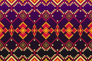 Ethnic abstract ikat.Seamless pattern in tribal.Colorful vector seamless patterns collection.Spring summer autumn decor.Festival elements with coloful background.