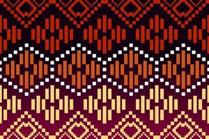 étnico resumen ikat.sin costura modelo en tribal.nativo azteca boho vector diseño.colorido asiático estilo floral patrón.ikat geométrico folklore ornamento.tribal étnico vector textura