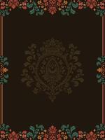 Decorated with elegant and luxurious patterns. Rococo, Baroque style, retro elements, invitation cards, textiles, wrapping paper and fabric design. vector