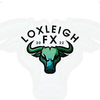esta es un logo loxleigh fx vector