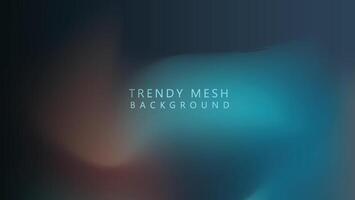 abstract trendy mesh web banner background. trendy soft holographic gradient abstract vector illustration for header, landing page, and poster. watercolor mesh design of vibrant blend colors