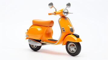 Displaying a 3D miniature Vespa. Generative AI photo