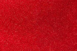 Red glittering background for valentine's day. Shining backdrop, space for text. photo