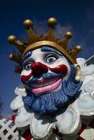 el papel maché mascaras de el viareggio carnaval foto