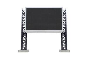 Mini scoreboard center  stadium isolated on white background. use clipping path photo