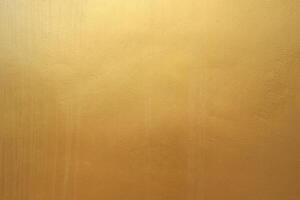 Gold concrete wall on background texture. photo