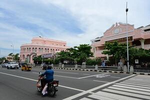 Chennai, India - July 14, 2023 Vivekanandar Illam or Vivekananda House in Chennai, India. photo