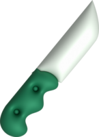 3d ilustración plegable cuchillo cámping, compacto expedición cuchillo. cortaplumas herramienta multiple. png
