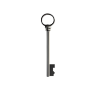 House key isolate on transparent background, Classic keys.Generative AI png