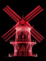 AI Generative Brixton Windmill in London England UK photo