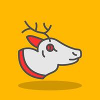 Reindeer Vector Icon Design