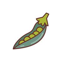 Peas icon in vector. Illustration vector