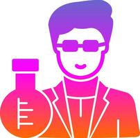 Scientist Vector Icon Design