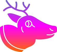 Reindeer Vector Icon Design