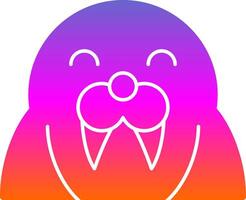 Walrus Vector Icon Design