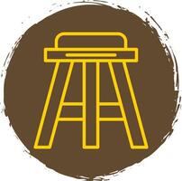 Stool Vector Icon Design