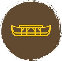 Eskimo kayak Vector Icon Design