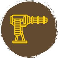 Machine Gun Vector Icon Design