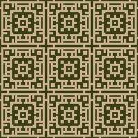 Seamless Batik Fabric Ornament Pattern Wallpaper Background vector