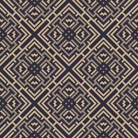 Seamless Batik Fabric Ornament Pattern Wallpaper Background vector