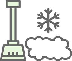 Snow shovel Vector Icon Design