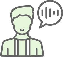 Voice Command Vector Icon Design