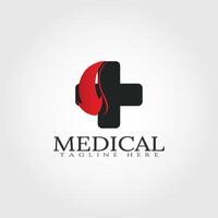 médico o médico icono para web o aplicación vector