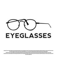 eye glasses icon for web or app vector