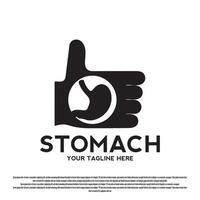 stomach or gastric icon for web or app vector