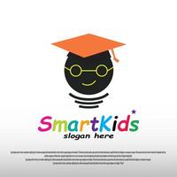 smart kids icon for web or app vector