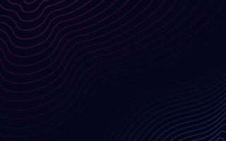 Abstract technology with dynamic wavy lines vector