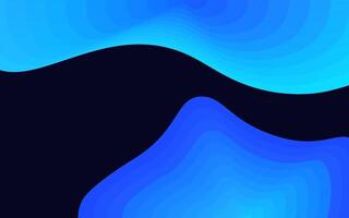 Abstract 3D wave shape background vector