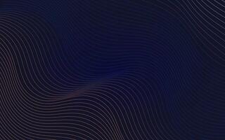 Abstract technology with dynamic wavy lines vector