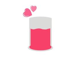 Love Potion Background Valentine Day vector